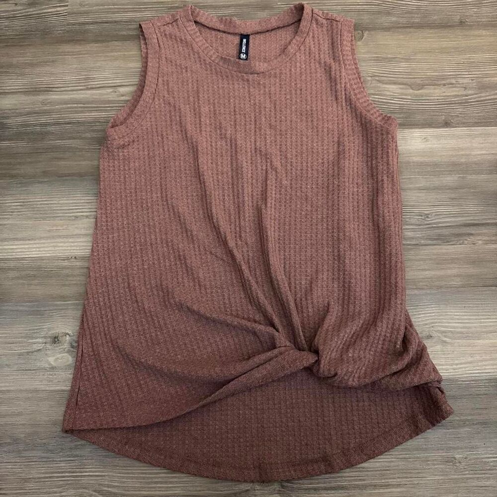 Unbranded Women's Brown and Pink Vest